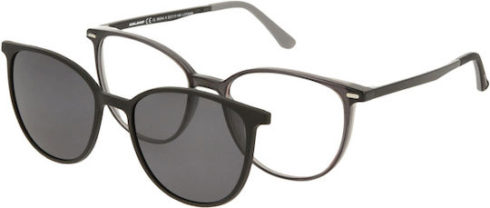 Solano Cl 90244a Rame Ochelari Pentru Bărbați Polarizate Prindere Din Plastic Gri 53 Mm