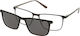 Solano Cl 10180b Rame Ochelari Pentru Bărbați Polarizate Prindere Metalice Negre 54 Mm