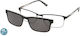 Solano Cl 10172a Männer Brillengestell Polarisiert Clip-On Metall Schwarz 56 Mm