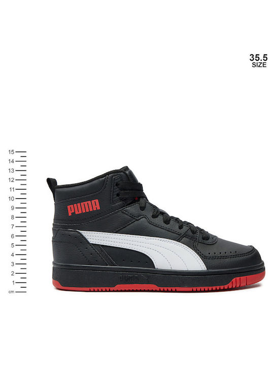 PUMA 374687 Παιδικά Sneakers High Λευκά