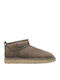 Classic Ultra Mini Suede Ghete De Damă Maro
