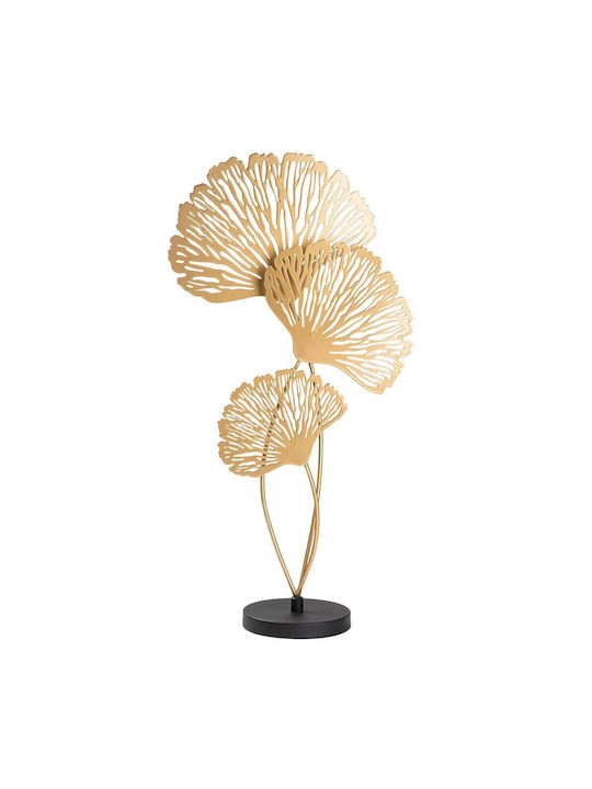 Tischdekoration 565tnl1433 59x30x13cm Gold-Schwarz Metallisch