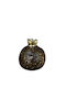 Zen Collection Glücksbringer Granatapfel Gold Keramik 6Stück