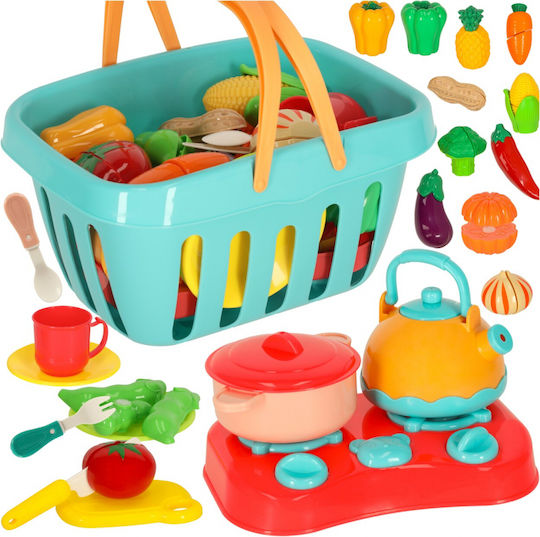 ikonka Fruit & Vegetable Game for 3+ Years 28pcs