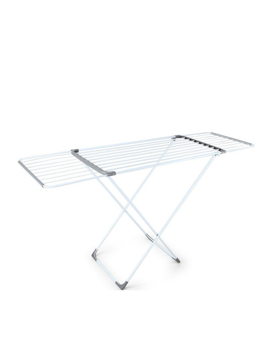 Ankor Metallic Folding Floor Clothes Drying Rack with Hanging Length 18m