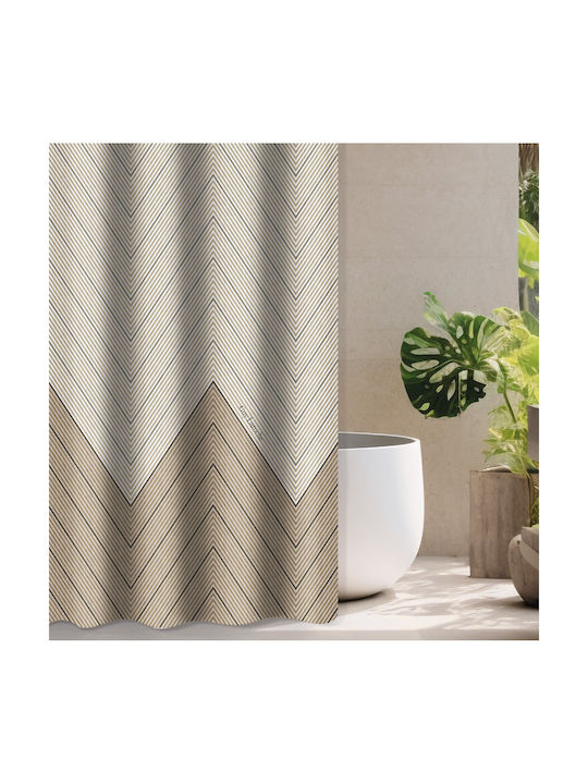 Guy Laroche Guy Laroche Duschvorhang Stoff 180x185cm Beigen