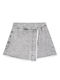 Kids' Denim Skirt Gray