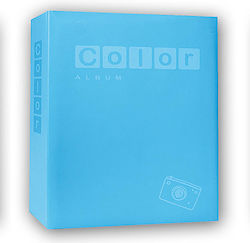 Photo Album Light Blue Black Sleeves 100 Photos...