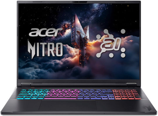 Acer Nitro 18 AI 18" IPS QHD+ (Ryzen AI 300 Serie-7-350H/16GB/1TB SSD/GeForce RTX 5060/W11 Startseite) (US Tastatur)