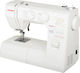 Janome Haushaltsnähmaschine Juno 513 Weiß