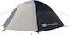 Acra Camping Tent Igloo Mountaineering Grey with Double Cloth 4 Seasons for 3 People Waterproof 3000mm 220x365x115cm