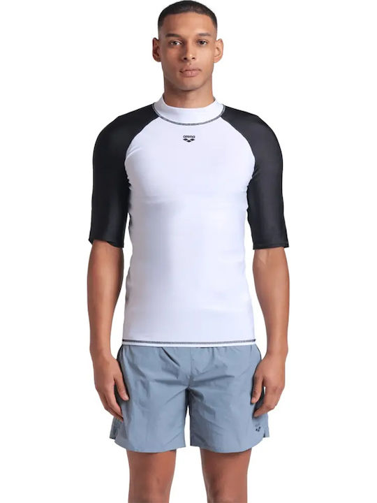 Arena Rash Vest Men's Short Sleeve Sun Protecti...
