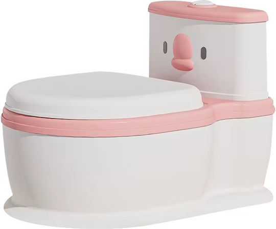 Little Mom Potty Bowl with Sounds & Lid Pink