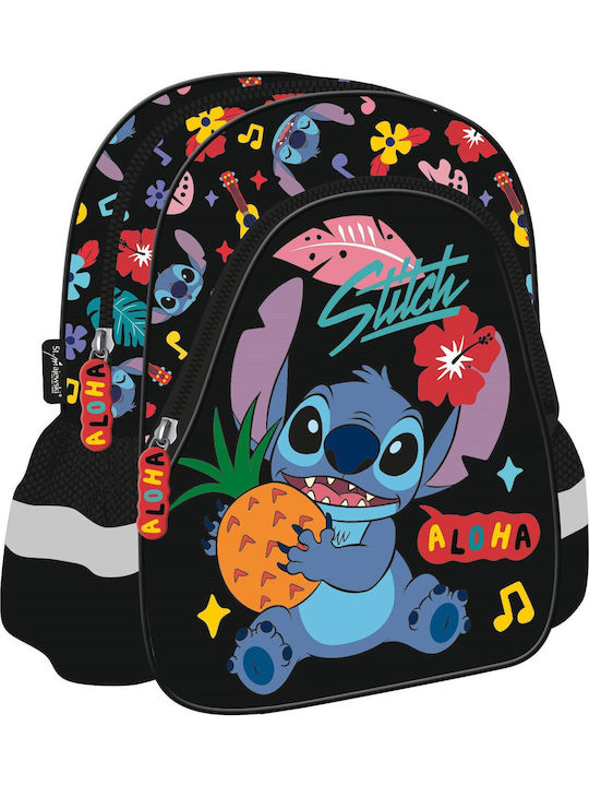 Derform Schulranzen Rucksack Kindergarten Schwarz