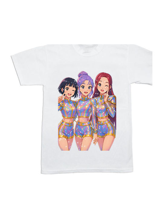 Бяла Huntrix Kpop Demon Hunters Детска Блуза