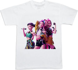 White Huntrix Kpop Demon Hunters Kids Top White Huntrix Kpop Demon Hunters Kids Top
