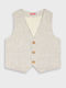 Energiers Baptism Vest for Boys Beige