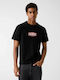 Herrenblusen T-Shirt Schwarz