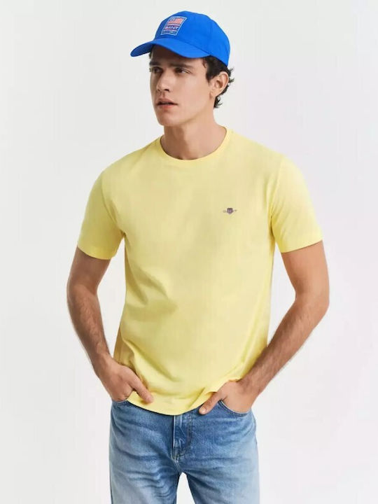 Gant Тениска Vanilla Yellow