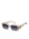 Tommy Hilfiger Unisex Sunglasses with Pink Horn-Rimmed Frame and Black Lens