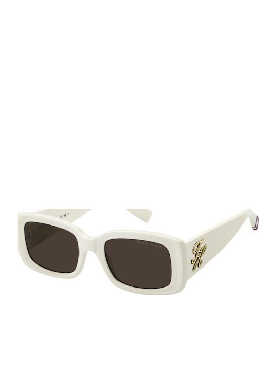 Tommy Hilfiger Unisex Γυαλιά Ηλίου με Μπεζ Κοκκ...