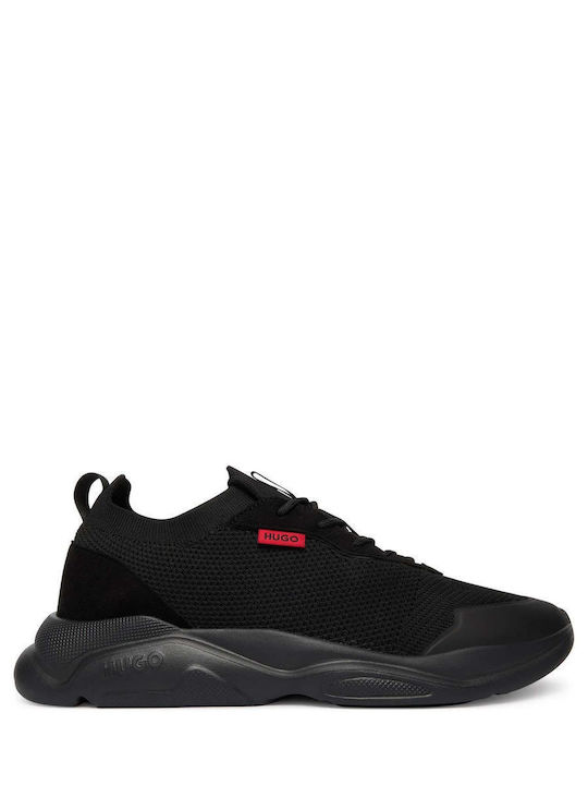 Hugo Ανδρικά Chunky Sneakers Μαύρα