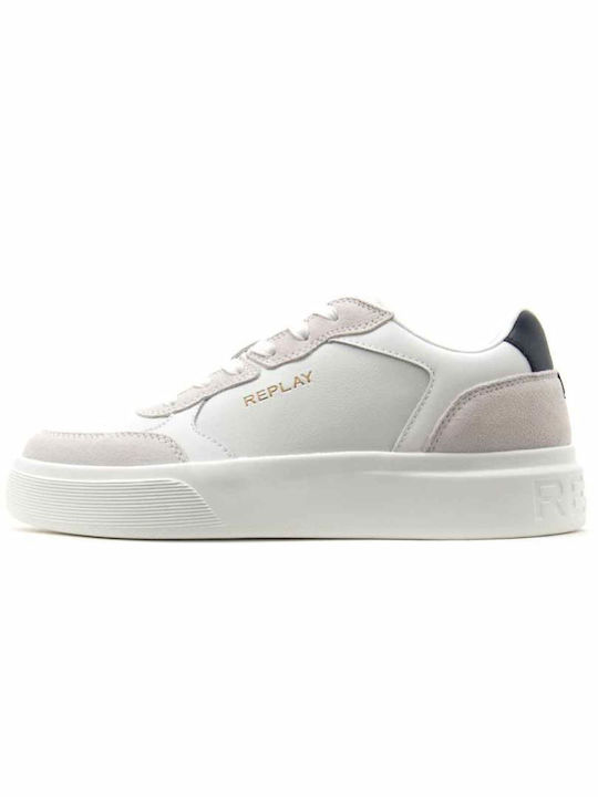 Replay Notting Agency Herren Sneakers White Black
