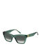 Marc Jacobs Unisex Sunglasses With Blue Horn-Rimmed Frame And Grey Gradient Lens MARC 884/S ZI9/08
