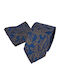 Octopus Men's Tie Set Silk Printed in Blue Color