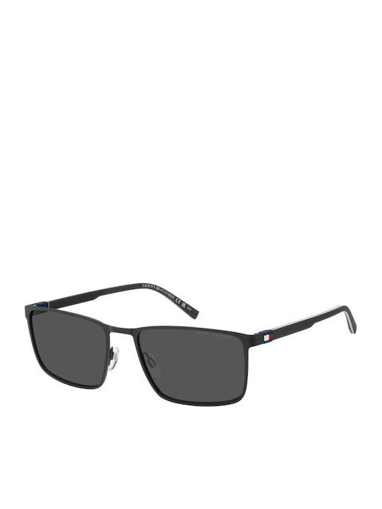 Tommy Hilfiger Unisex Γυαλιά Ηλίου με Μαύρο Μετ...