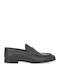 Leder Herren Mokassins in Schwarz Farbe