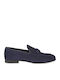 Suede Ανδρικά Loafers σε Μπλε Χρώμα