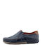 Men's Leather Moccasins Blue