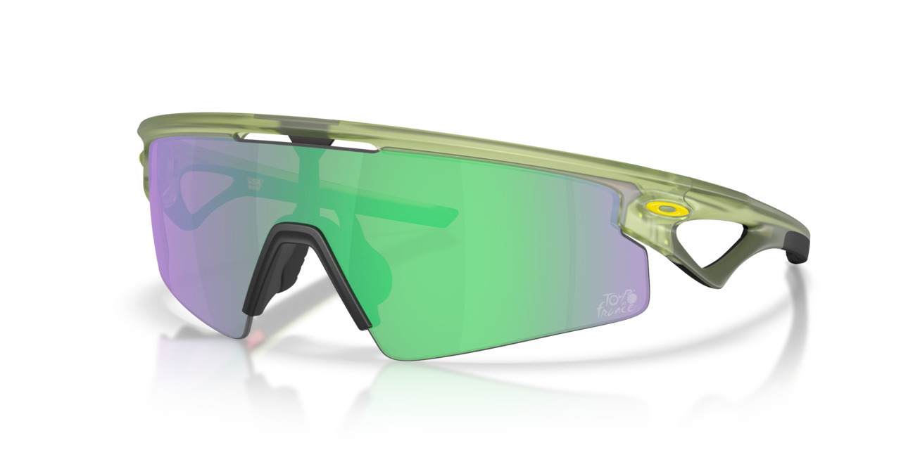 Oakley ゴーグル テリエモデル オリーブグリーン ミラー Oakley Sun Male Sunglasses with Green Horn-Rimmed Frame and Green