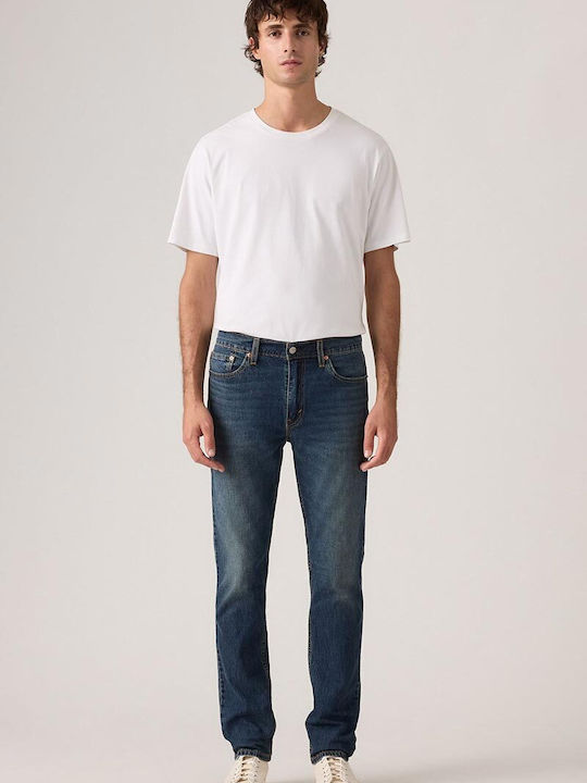 Dark Ανδρικό Παντελόνι Τζιν με Slim Εφαρμογή Dark Indigo