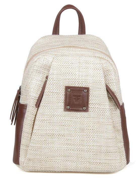 Damentasche Rucksack Beige