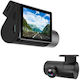 Ampire DC7-Plus Σετ Κάμερα DVR Αυτοκινήτου 1080P με Οθόνη 3" Wi-Fi, GPS & Κάμερα Οπισθοπορείας