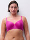 Bra with Light Padding Underwire Fuchsia