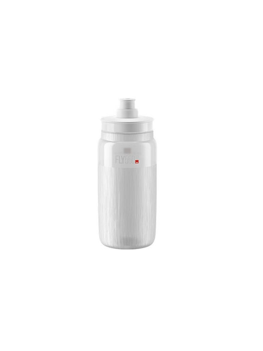 Elite Παγούρι Πλαστικό Ποδηλάτου 550ml Λευκό