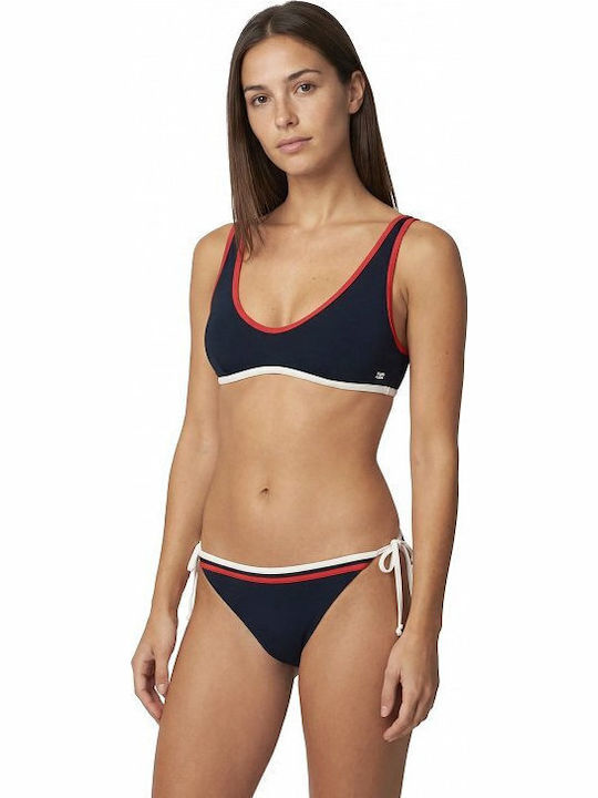 Bikini Slip με Κορδονάκια Navy Μπλε