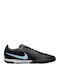 Nike Tiempo Football Shoes with Molded Cleats Black