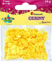 Titanum Cekiny 7mm Pastel Gelbe 14g Craft-fun
