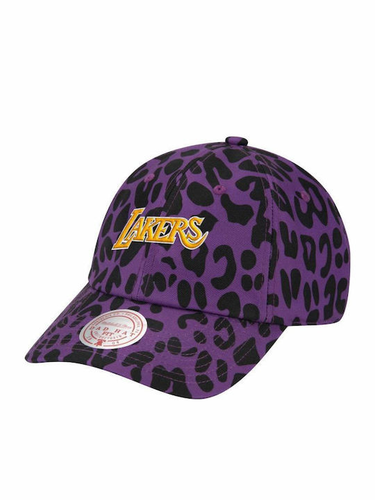 Mitchell & Ness Nba Wild Style Los Angeles Lakers Strapback Cap 6luomm20061-lalpurp