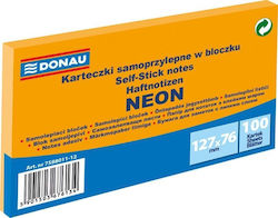 Donau Notizblöcke Selbstklebend Donau 127x76mm 100Blätter Neon Orange 7588011-12 Donau Notizblöcke Selbstklebend Donau 127x76mm 100Blätter Neon Orange 7588011-12