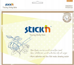 Σημειώσεις Stickn Αυτοκόλλητες 152x203mm Διαφανείς 30k