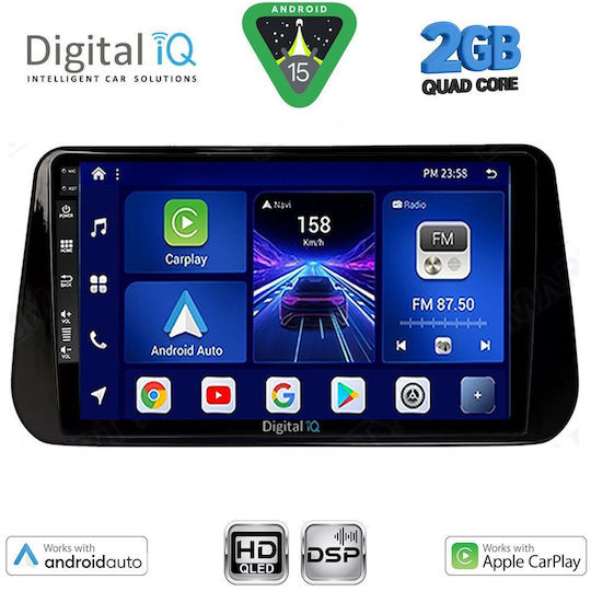 Digital IQ Ηχοσύστημα Αυτοκινήτου για Hyundai iX45 / Santa Fe 2018-2023 (Bluetooth/USB/WiFi/GPS/Apple-Carplay/Android-Auto) με Οθόνη Αφής 10"