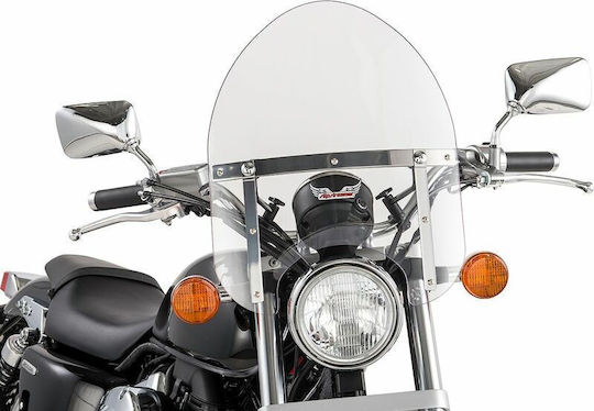 Slipstreamer Mini Police Hd-0-c Xlh 883 88-03 Kawasaki Vn 900 06-16 Harley Davidson Xl 1200 C 96-16 88-09 800 95-06 Transparent Motorcycle Windshield