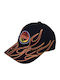 Mitchell & Ness Nba Houston Rockets Flamez Strapback Cap 6luxmm20018 Hroblck