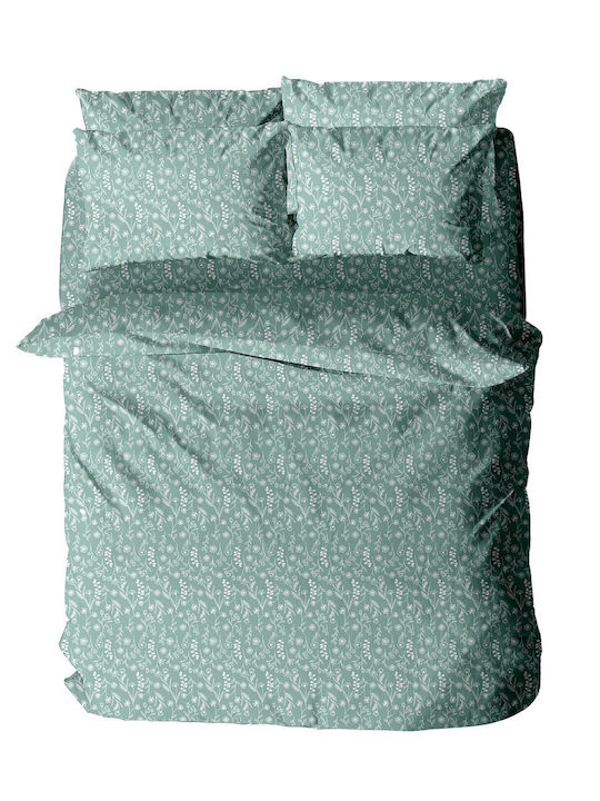 Sunshine Mint 152 Set Bed Sheets for Single Bed...