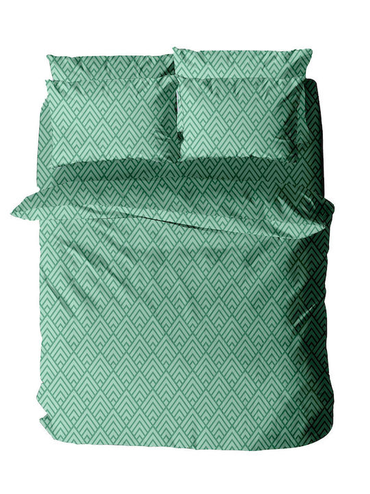 Sunshine Duvet Cover Queen 230x250 Menta Aqua 500